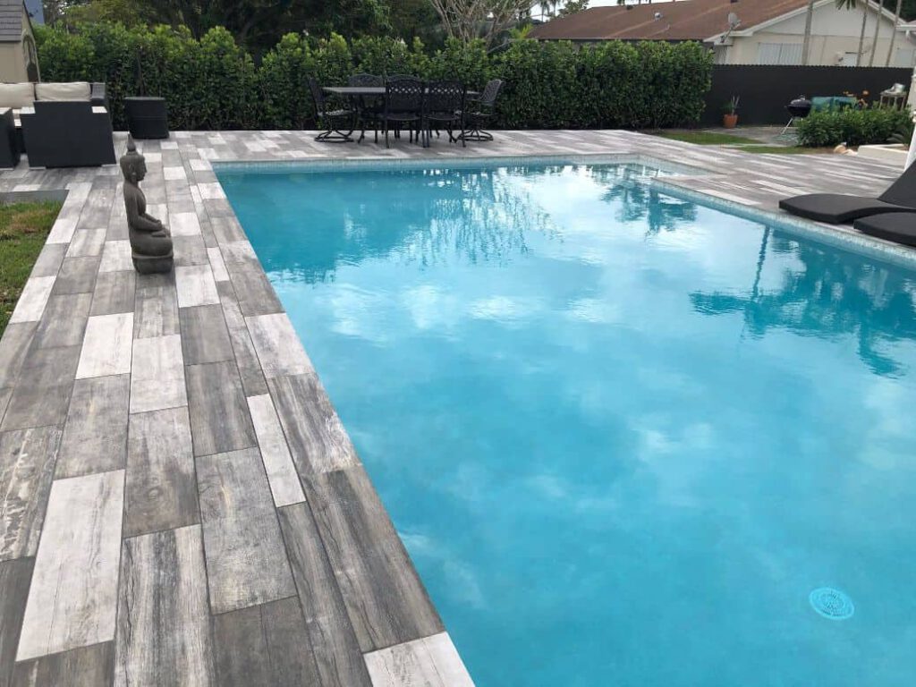 concrete pool paver installation miami florida